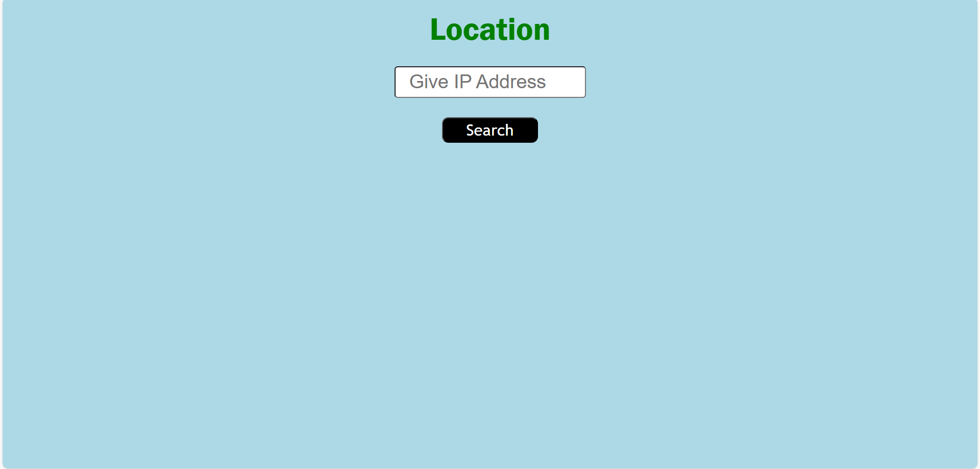 Location Through IP