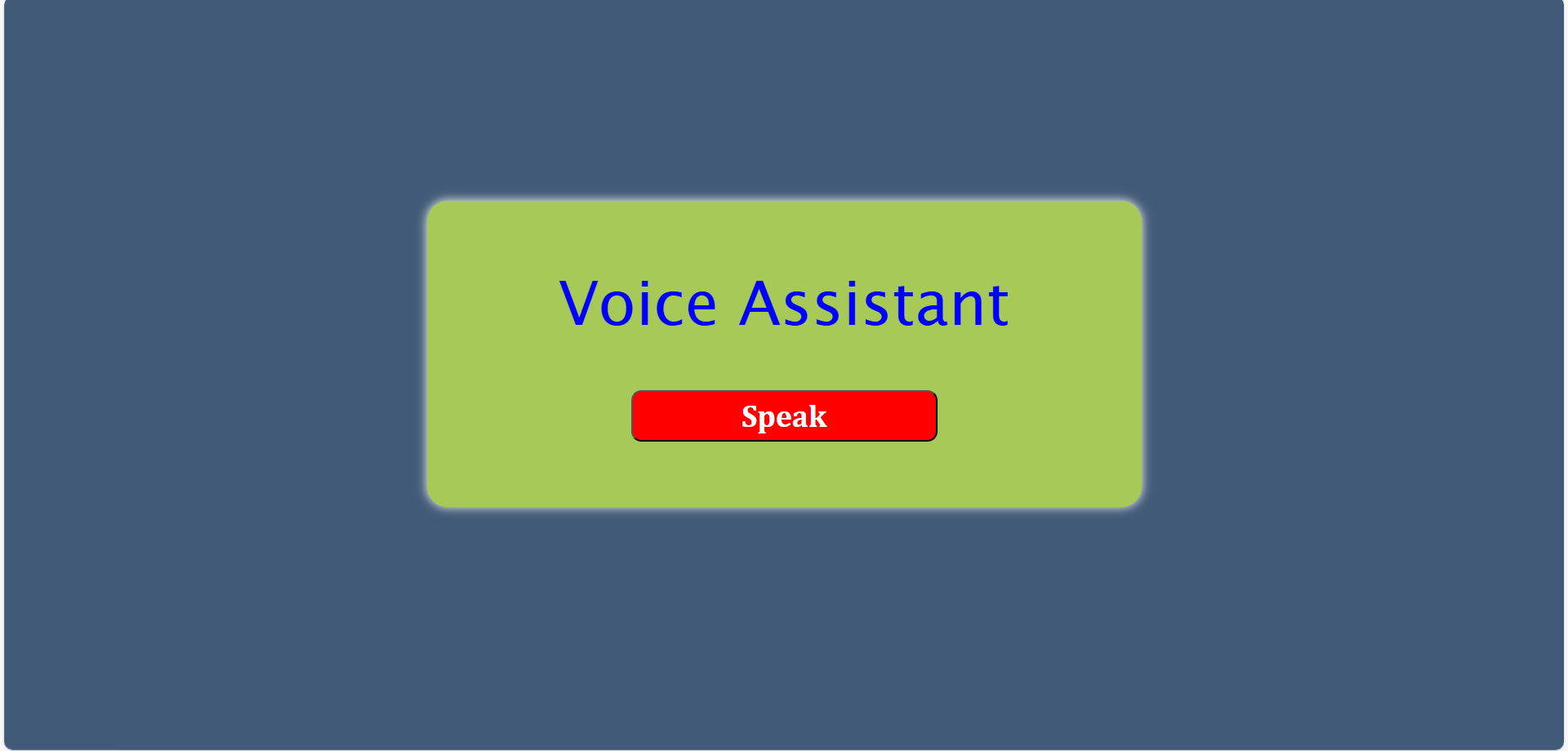 Voice Assistant